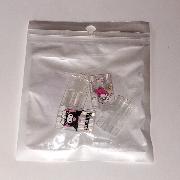 🎯 NEW Kuromi, Cinnamoroll, My Melody & Pompompurin Transparent Cable Protectors - Picture 13 of 16